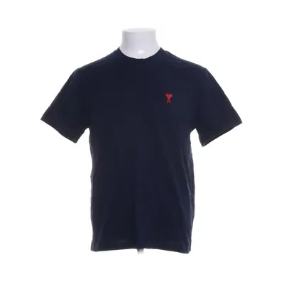 T-shirt (Blå) fra AMI Bomuld, Elastan