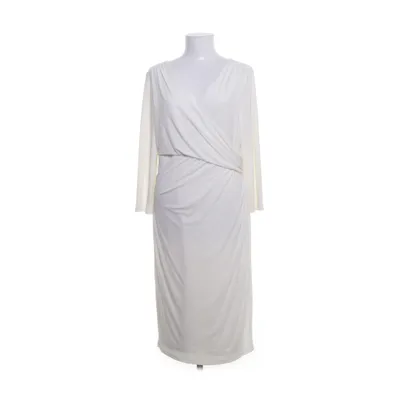 Slå-om-kjole (Hvid) fra Lauren Ralph Lauren Elastan, Polyester