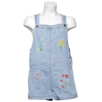Salopette courte (Bleu) de Stella McCartney Kids Coton, Élasthane, Polyester