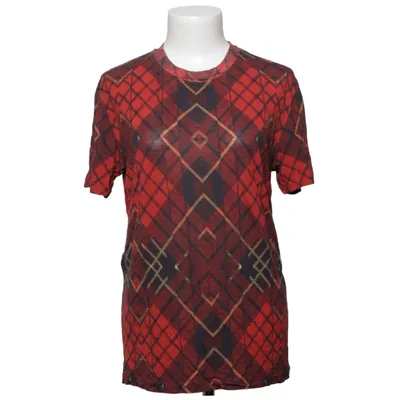 T-shirt (Röd, Flerfärgad) från McQ by Alexander McQueen Lyocell
