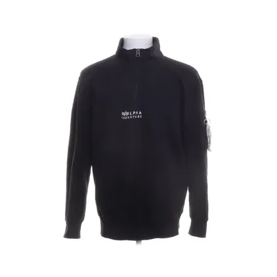 Collegetröja (Svart) från Alpha Industries Ekologisk bomull