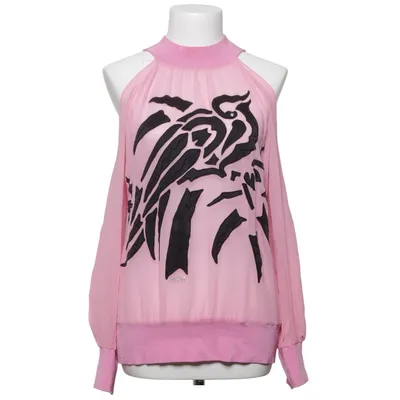Top (Pink, Flerfarvet) fra MCM Elastan, Silke, Viscose
