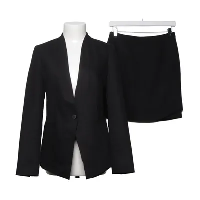 Jakkesæt med nederdel (Sort) fra Comma Elastan, Polyester, Viscose