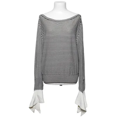 Pull-over (Noir, Beige) de Chloé Coton, Polyamide