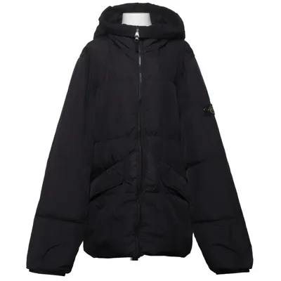 Dunjacka (Svart) från Stone Island Junior Polyamid, Polyuretan
