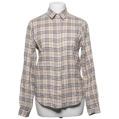 Skjorte (Beige, Flerfarvet) fra Burberry Bomuld