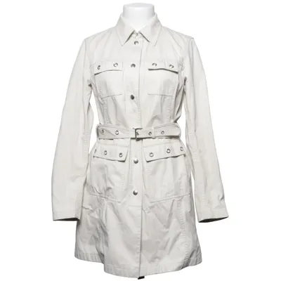 Manteau (Beige) de Prada Linea Rossa Coton, Polyuréthane