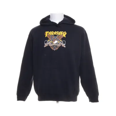 Huvtröja (Svart) från Thrasher Bomull, Polyester