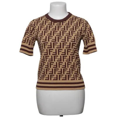 Top (Bruin, Beige) van Fendi Polyamide, Polyester, Viscose