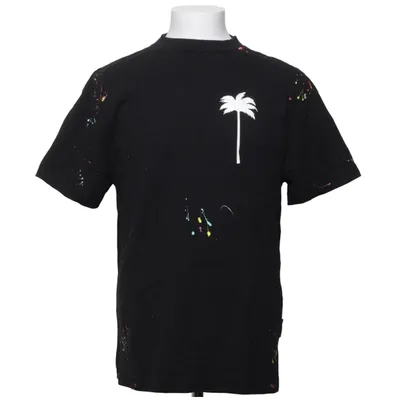 T-shirt (Black, Multicolored) from Palm Angels Cotton, Polyester