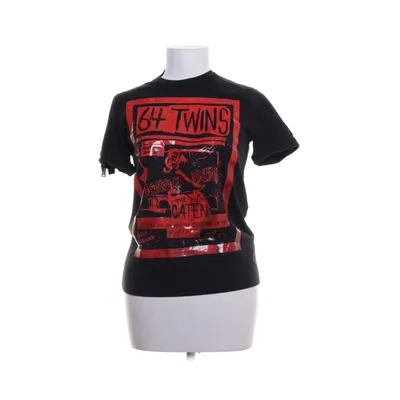 T-shirt (Black, Red) from Dsquared2 Cotton, Polyurethane