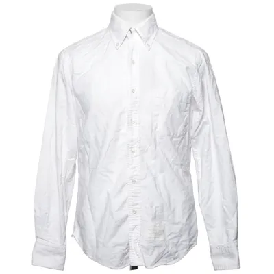 Button down shirt (White, Blue, Red) from Thom Browne Cotton