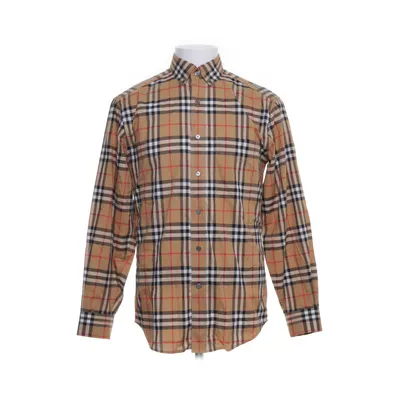 Buttondownskjorte (Beige, Flerfarvet) fra Burberry Bomuld