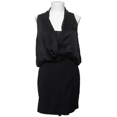 Robe (Noir) de Alexander Wang Élasthane, Polyester, Soie, Viscose, Laine