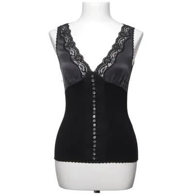Top (Sort) fra Dolce & Gabbana Bomuld, Elastan, Silke