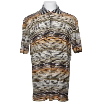 Polo shirt (Brown, Multicolored) from Missoni Cotton, Viscose