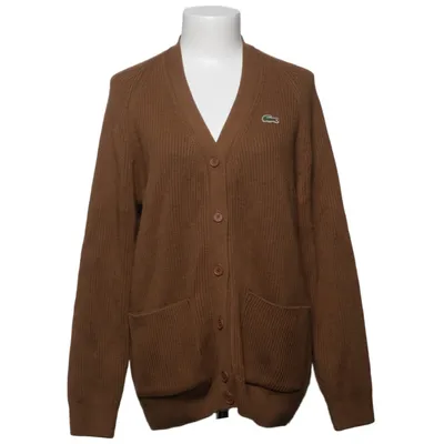 Strickjacke (Braun) von Lacoste Acryl, Wolle