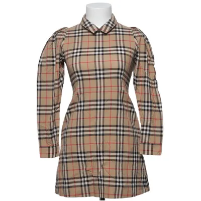 Skjortklänning (Beige, Svart, Röd) från Burberry Bomull