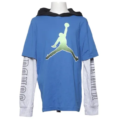 Hoodie (Blue, Gray, Black, Green) from Jordan Cotton, Polyester