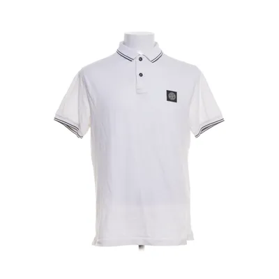 Pikétröja (Vit) från Stone Island Bomull, Elastan