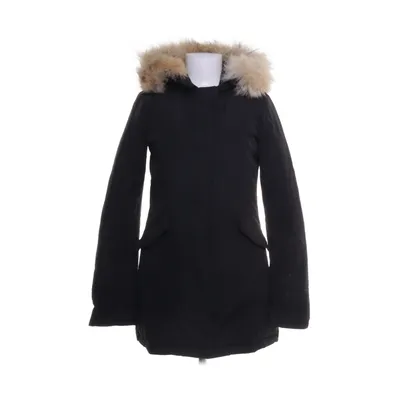 Donsjas (Zwart) van Woolrich Katoen, Dons, Nylon, Polyester, Bont