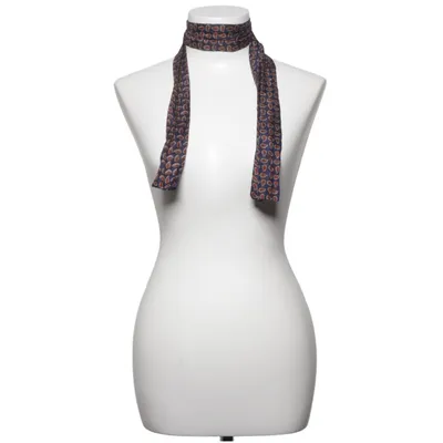 Neckerchief (Blue, Brown) Silk