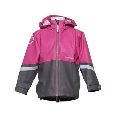 Rain jacket (Pink, Gray) from Didriksons Polyester, Polyurethane