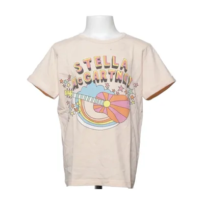 T-shirt (Beige) fra Stella McCartney Kids Bomuld