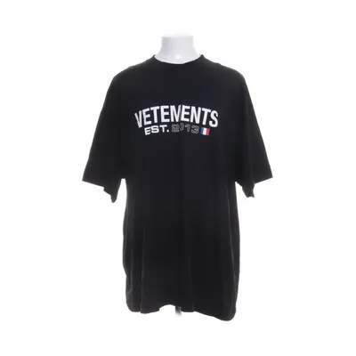 T-shirt (Black) from Vetements Cotton, Elastane