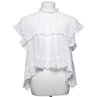 Top (Wit) van Isabel Marant Katoen, Zijde