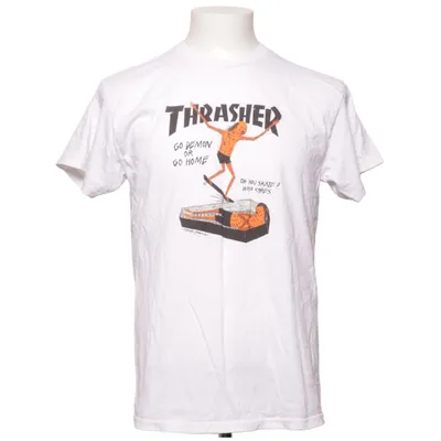 T-shirt (White) from Thrasher Cotton