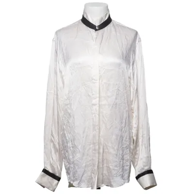 Blouse (Beige, Black) from Versace Classic V2 Silk
