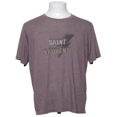 T-shirt (Violet) de Saint Laurent Polyester, Viscose