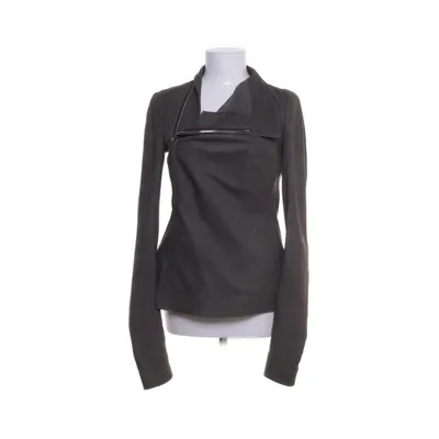 Bikerjacka (Grå) från Rick Owens Bomull, Kupro, Skinn, Ull, Viskos