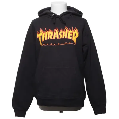 Huvtröja (Svart) från Thrasher Bomull, Polyester
