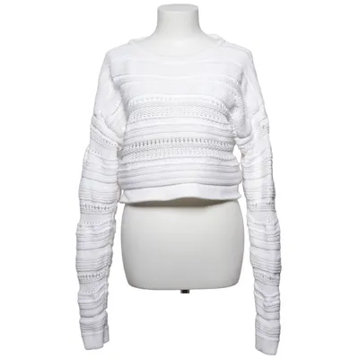 Strickpullover (Weiß) von Helmut Lang Baumwolle, Polyamid