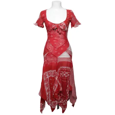 Klänning (Röd, Vit) från McQ by Alexander McQueen Bomull