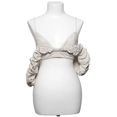 Crop top (Beige) from Jacquemus Cotton, Linen