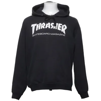 Sweat à capuche (Noir) de Thrasher Coton, Polyester