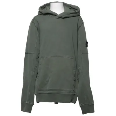 Hættetrøje (Grøn) fra Stone Island Junior Bomuld