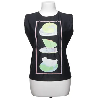 Top (Black, Multicolored) from Fendi Jeans Elastane, Polyamide