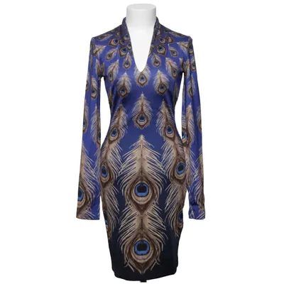 Dress (Blue, Brown, Multicolored) from Just Cavalli Elastane, Polyamide, Viscose