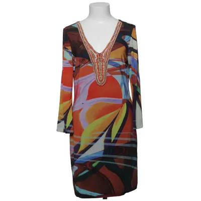 Robe (Orange, Bleu, Multicolore) de Ana Alcazar Élasthane, Polyester, Viscose