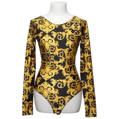 Body (Sort, Guld, Flerfarvet) fra Versace Jeans Couture Elastan, Polyamid
