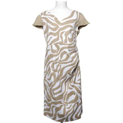 Robe (Beige, Blanc) de Boutique Moschino Coton, Élasthane