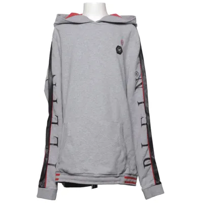Hættetrøje (Grå, Rød) fra Philipp Plein Junior Bomuld, Elastan, Polyester