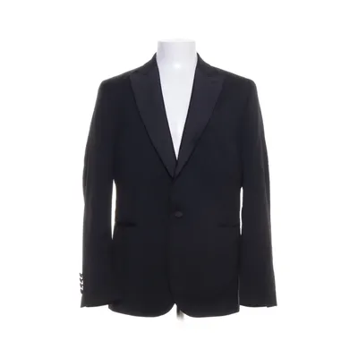 Blazer (Black) from Royal Black Polyester, Wool, Viscose