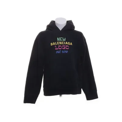 Hoodie (Black, Multicolored) from Balenciaga Cotton, Polyester