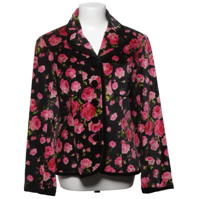 Blazer (Schwarz, Pink, Grün) von Kenzo Jungle Acetat, Baumwolle, Modal