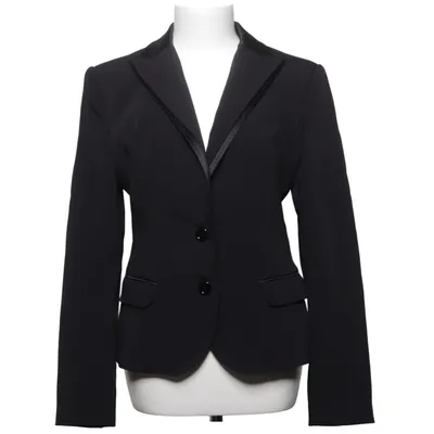 Blazer (Zwart) van Dolce & Gabbana Acetaat, Cupro, Elastaan, Polyamide
